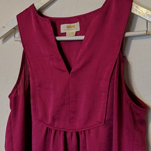 Anthropolgie Maeve Weekend Getaway Blouse sz 0 - Picture 6 of 16